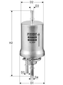 TECNECO FILTERS in6q0201511 -  IN6Q0201511 ФИЛЬТР ТОПЛИВНЫЙ TECNECO